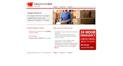 Desktop Screenshot of dragoncourier.com